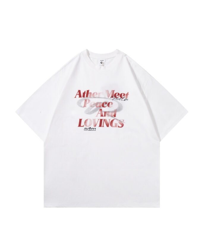 letuswin | SS25 Streetwear T-Shirt | Loose Fit Badge Print | Tech Cotton | Daily Casual Unisex  #82596 - Image 35