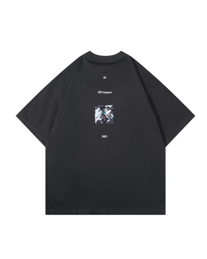 letuswin | New Streetwear Short-Sleeve | Oversized Premium Patchwork | Outdoor Camping Unisex #82521 - Image 24