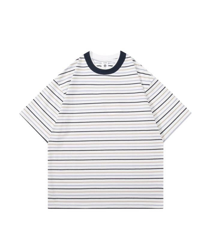 letuswin | SS25 Short-Sleeve T-Shirt | Oversized Structural Striped Design | Sportswear Unisex Styling #82587 - Image 21