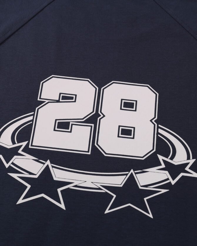 letuswin | 260g New Short-Sleeve Heavyweight | Loose Fit American Striped Print | Streetwear Unisex #82592 - Image 34
