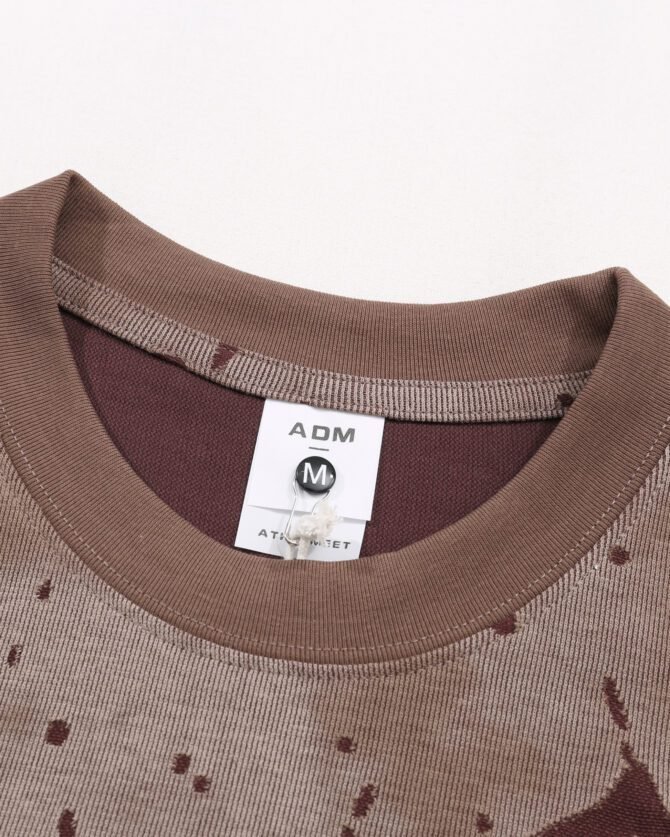 letuswin|Heavyweight Streetwear Tee | Dual-Tone Washed Label Burnout | American Vintage Commuter #825195 - Image 12