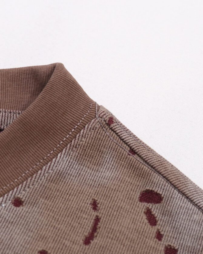 letuswin|Heavyweight Streetwear Tee | Dual-Tone Washed Label Burnout | American Vintage Commuter #825195 - Image 13