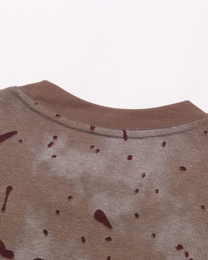 letuswin|Heavyweight Streetwear Tee | Dual-Tone Washed Label Burnout | American Vintage Commuter #825195 - Image 15
