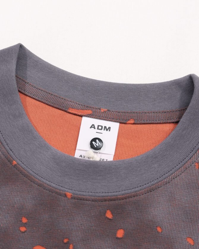 letuswin|Heavyweight Streetwear Tee | Dual-Tone Washed Label Burnout | American Vintage Commuter #825195 - Image 26
