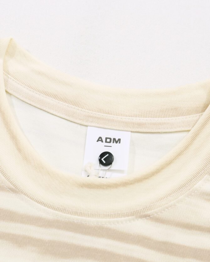 letuswin|Heavyweight Streetwear Tee | Loose Fit High-Street Stripe Patchwork | Office-Ready Unisex #825196 - Image 11