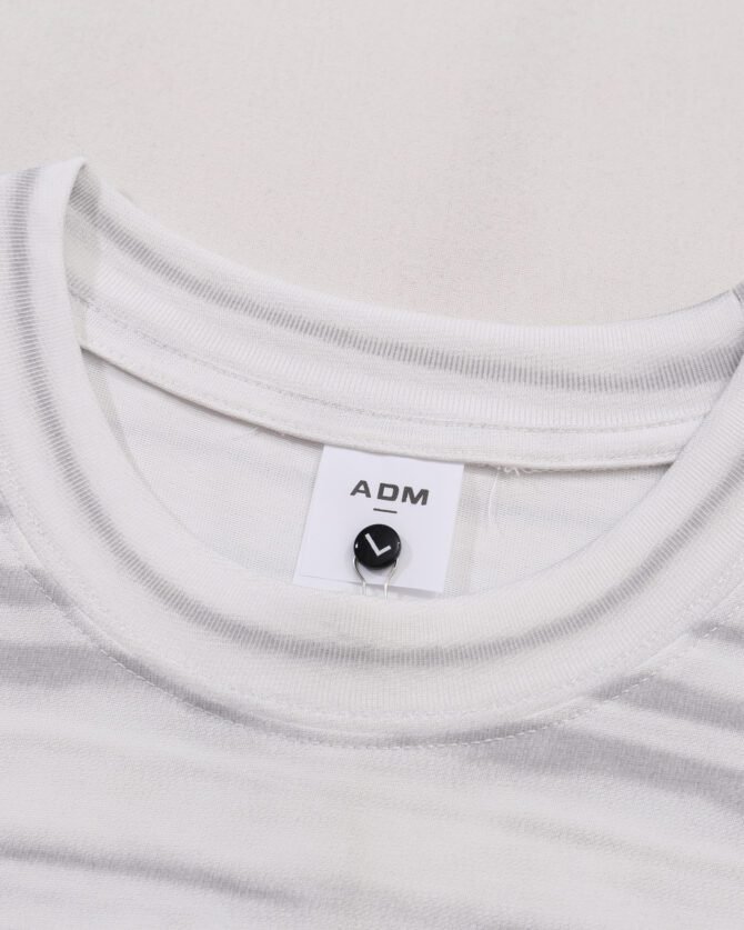 letuswin|Heavyweight Streetwear Tee | Loose Fit High-Street Stripe Patchwork | Office-Ready Unisex #825196 - Image 32