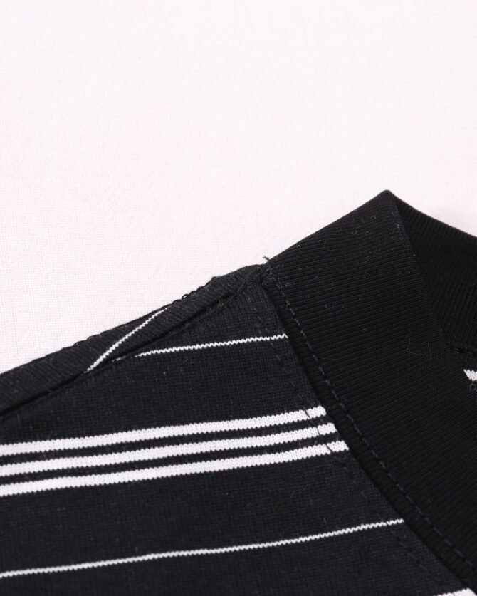 letuswin | Streetwear New Release | Heavyweight Loose Fit 3D Striped Tee | Sportswear Guochao Unisex Set #82588 - Image 13