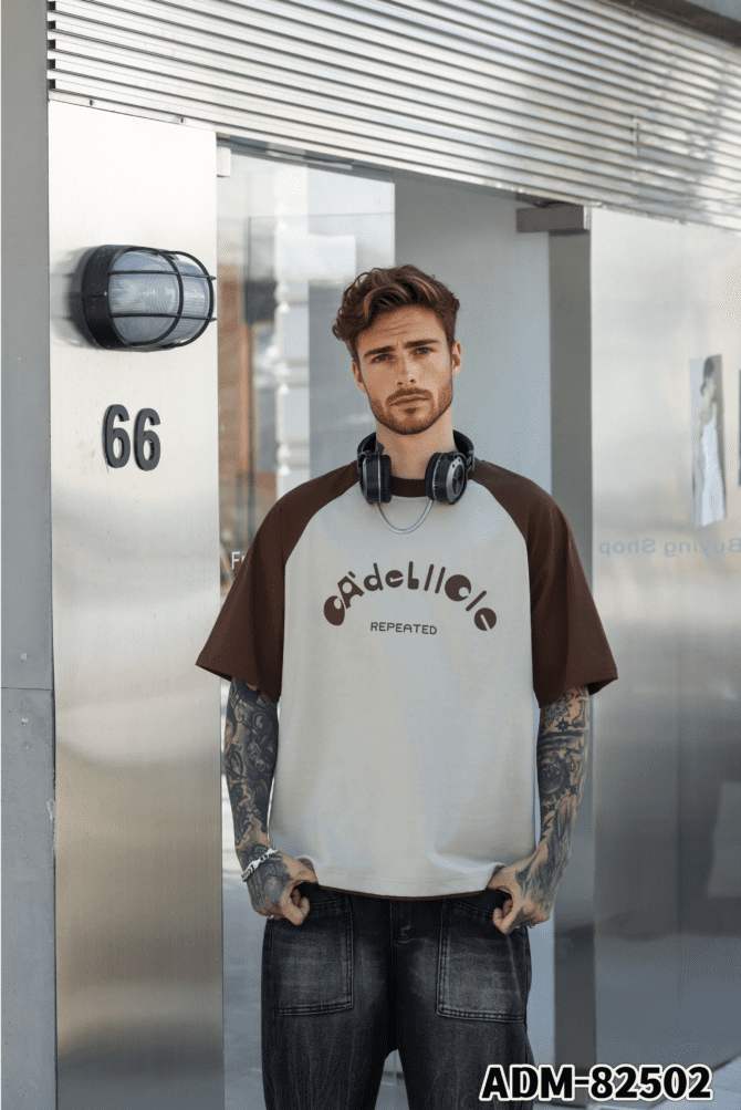 letuswin | 200g Short-Sleeve Tee | Heavyweight Loose Fit | Premium Burnout Finish | 100% Cotton | Streetwear Couple's Set | Cool-Touch Technology #82502 - Image 5