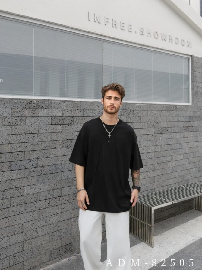 letuswin | SS25 Streetwear T-Shirt | Loose Fit American Structural Design | 100% Cotton | Sportswear Unisex Styling   #82505 - Image 3