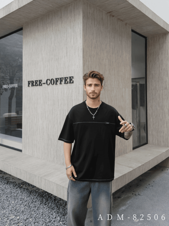 letuswin | Streetwear Brand SS25 New Release | Loose Fit Guochao Style | Tech Cotton Structural Design | 200g Daily Casual #82506 - Image 5