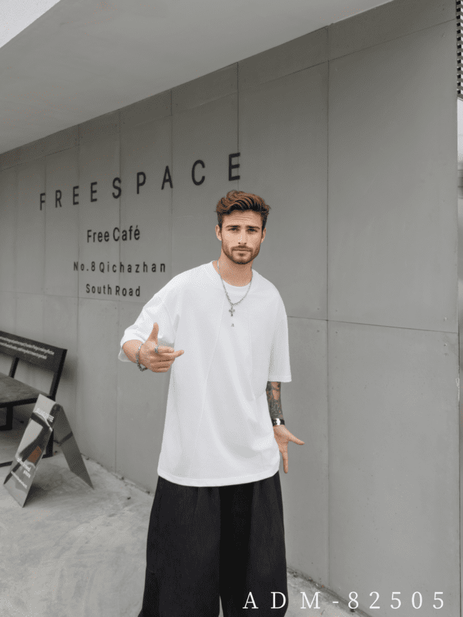 letuswin | SS25 Streetwear T-Shirt | Loose Fit American Structural Design | 100% Cotton | Sportswear Unisex Styling   #82505 - Image 4