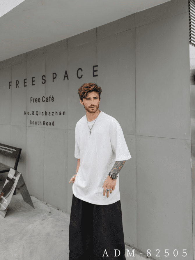 letuswin | SS25 Streetwear T-Shirt | Loose Fit American Structural Design | 100% Cotton | Sportswear Unisex Styling   #82505 - Image 5