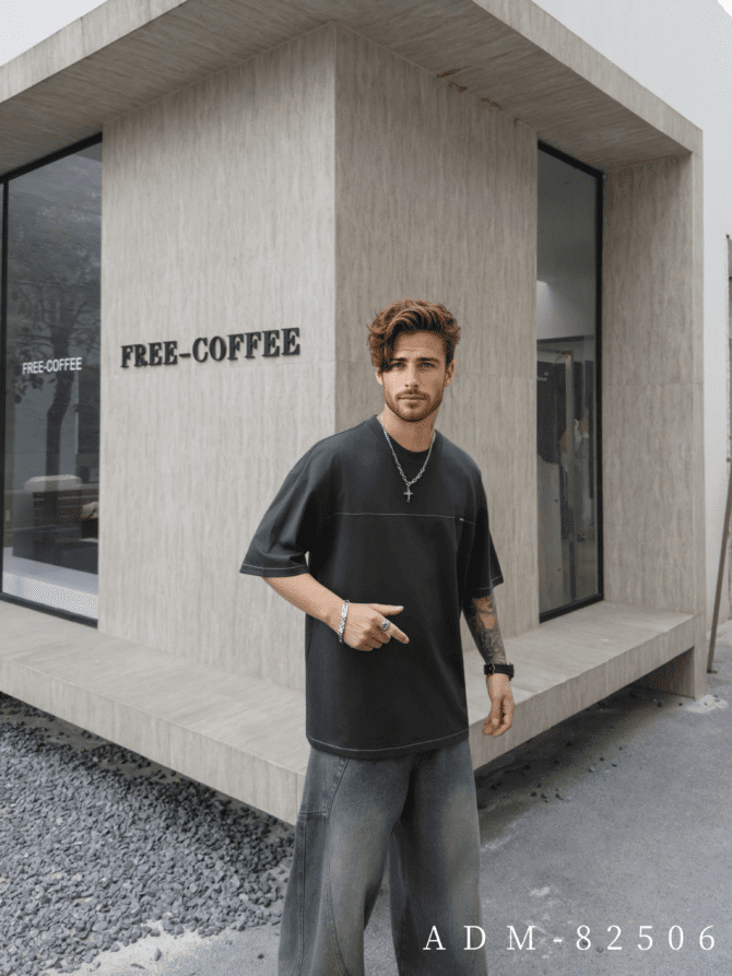 letuswin | Streetwear Brand SS25 New Release | Loose Fit Guochao Style | Tech Cotton Structural Design | 200g Daily Casual #82506 - Image 6