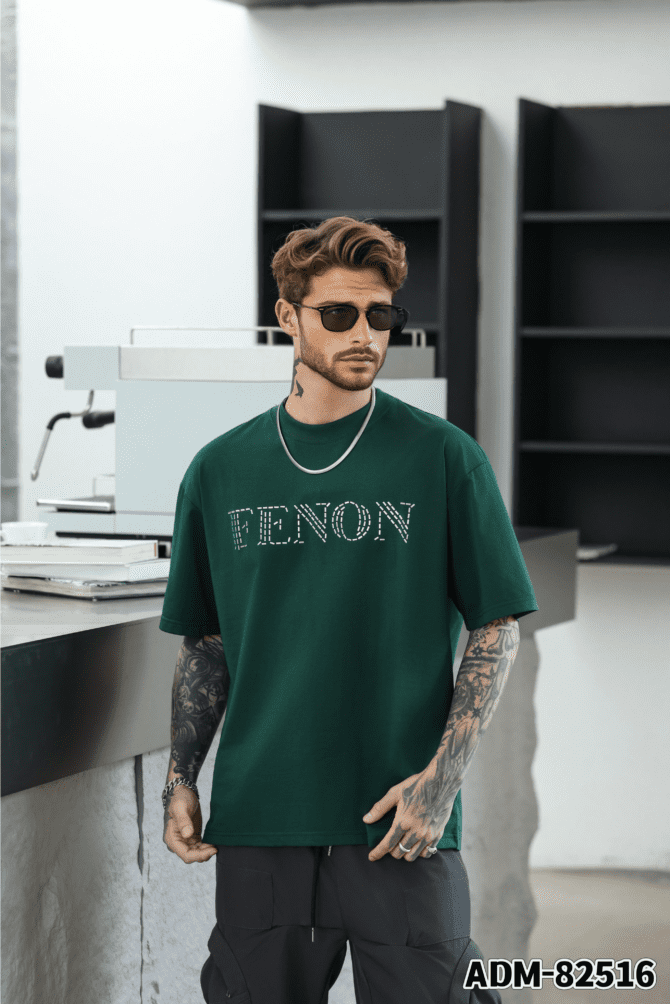 letuswin | New Short-Sleeve Tee | Loose Fit American Metallic Foil Appliqué | 100% Cotton | Streetwear Unisex Styling  #82516 - Image 7