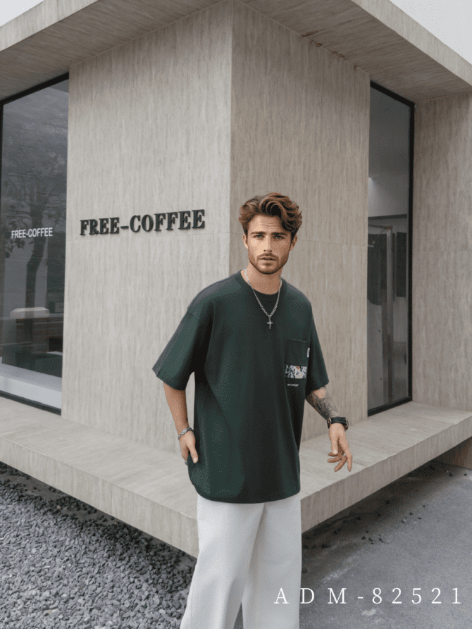 letuswin | New Streetwear Short-Sleeve | Oversized Premium Patchwork | Outdoor Camping Unisex #82521 - Image 2