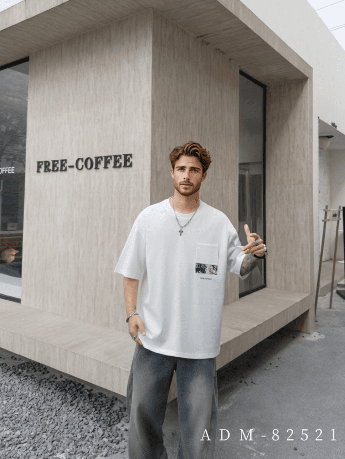 letuswin | New Streetwear Short-Sleeve | Oversized Premium Patchwork | Outdoor Camping Unisex #82521 - Image 4