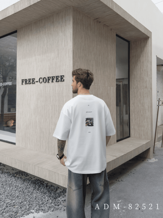 letuswin | New Streetwear Short-Sleeve | Oversized Premium Patchwork | Outdoor Camping Unisex #82521 - Image 5