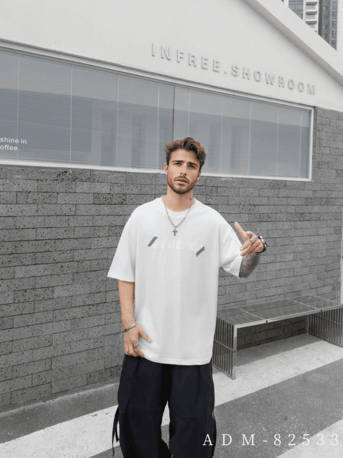 letuswin | SS25 Heavyweight T-Shirt | Oversized Streetwear Burnout | 100% Cotton | Gender-Neutral Matching  #82533 - Image 5