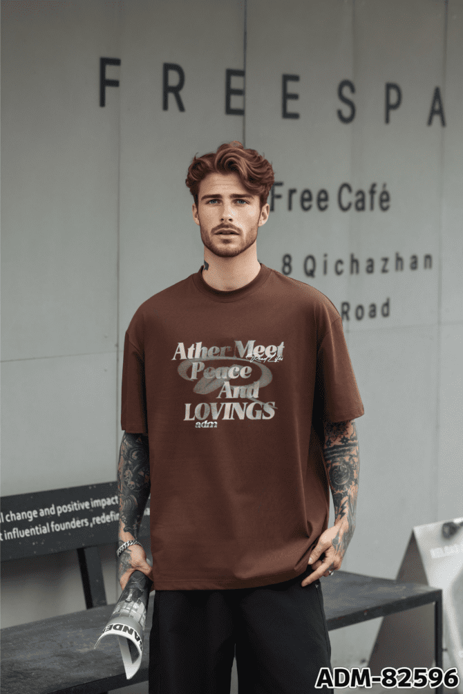 letuswin | SS25 Streetwear T-Shirt | Loose Fit Badge Print | Tech Cotton | Daily Casual Unisex  #82596 - Image 5