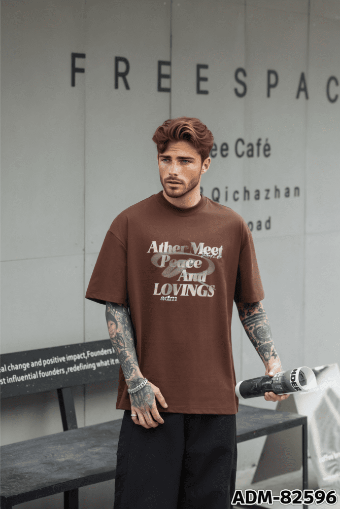 letuswin | SS25 Streetwear T-Shirt | Loose Fit Badge Print | Tech Cotton | Daily Casual Unisex  #82596 - Image 6