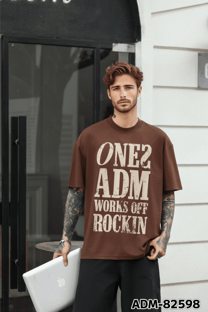 letuswin | Heavyweight New Tee | Loose Fit Distressed Striped Tech Cotton | Sportswear Unisex Matching Print  #82598 - Image 2