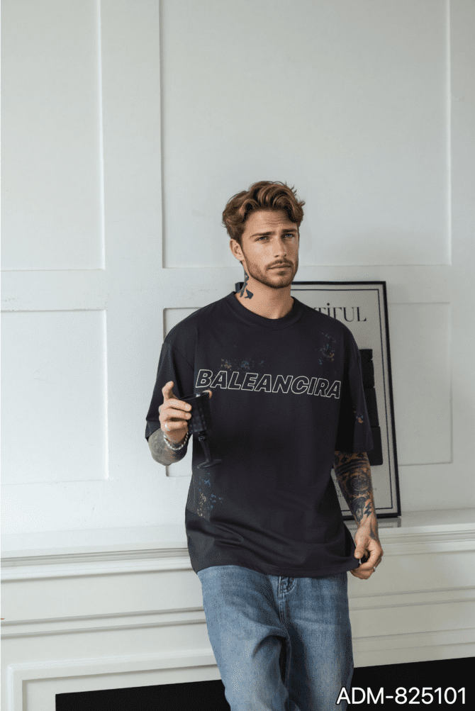 letuswin | SS25 Heavyweight Streetwear | Loose Fit Distressed Splatter Print | Outdoor Camping Unisex Matching #825101 - Image 6
