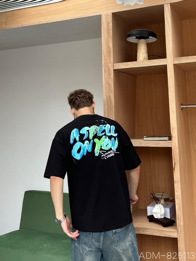 letuswin|Heavyweight New Oversized Tee | Embroidered Stripe Coating Tech | Sportswear Unisex Matching #825113 - Image 4