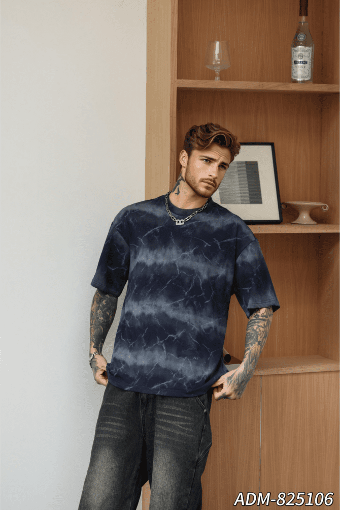 letuswin|SS25 Heavyweight New | Loose Fit Guochao Vintage Fabric Print | Unisex Casual Essentials #825106 - Image 5