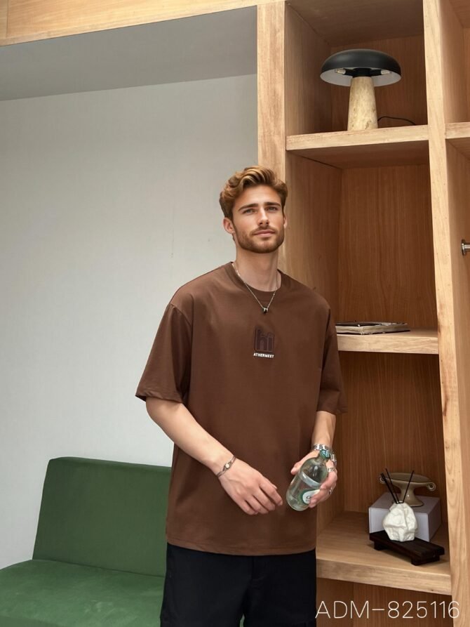 letuswin|SS25 Guochao Short-Sleeve | Loose Fit 3D Foam Sponge Design | Casual Commuter Ready #825116 - Image 5