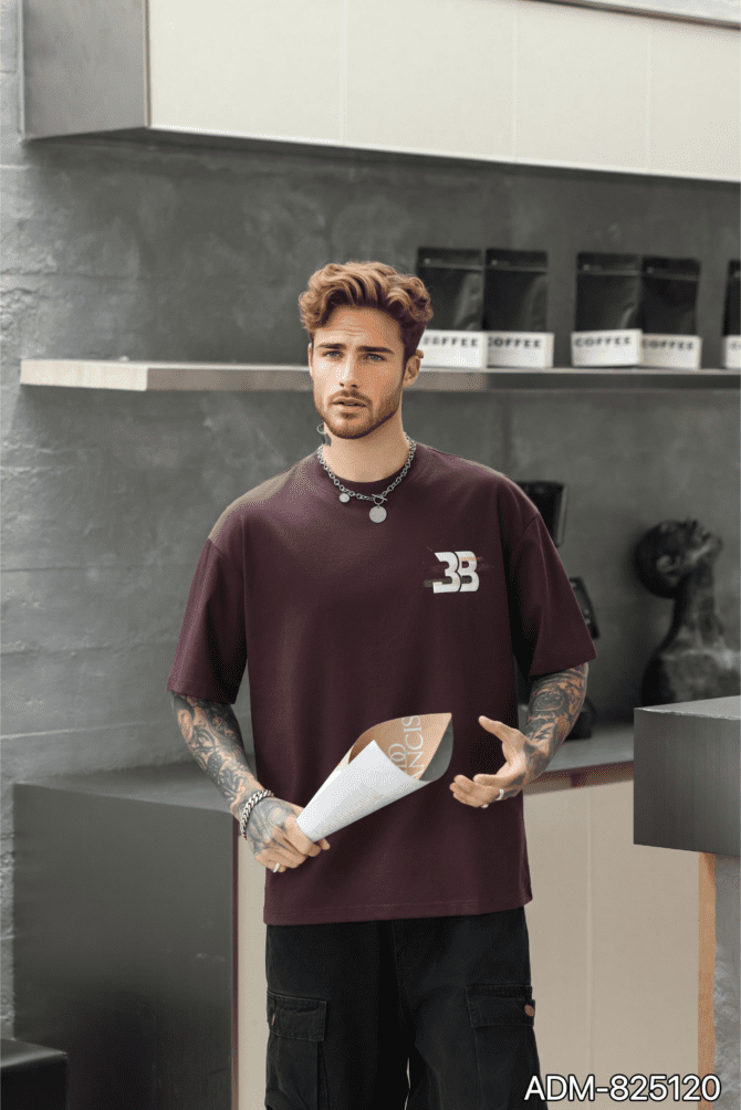 letuswin | SS25 New Heavyweight Tee | Oversized High-Street Striped Print | Outdoor Camping Unisex Styling #825120 - Image 8