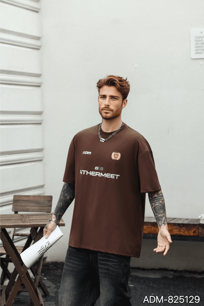 letuswin | SS25 Heavyweight New Release | Oversized Distressed Print | Daily Casual Unisex  #825129 - Image 2