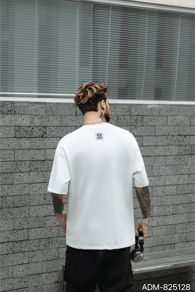 Heavyweight New Release | Loose Fit High-Street Retro 3D Coating Print | Urban Unisex Streetwear #825128 - Image 8