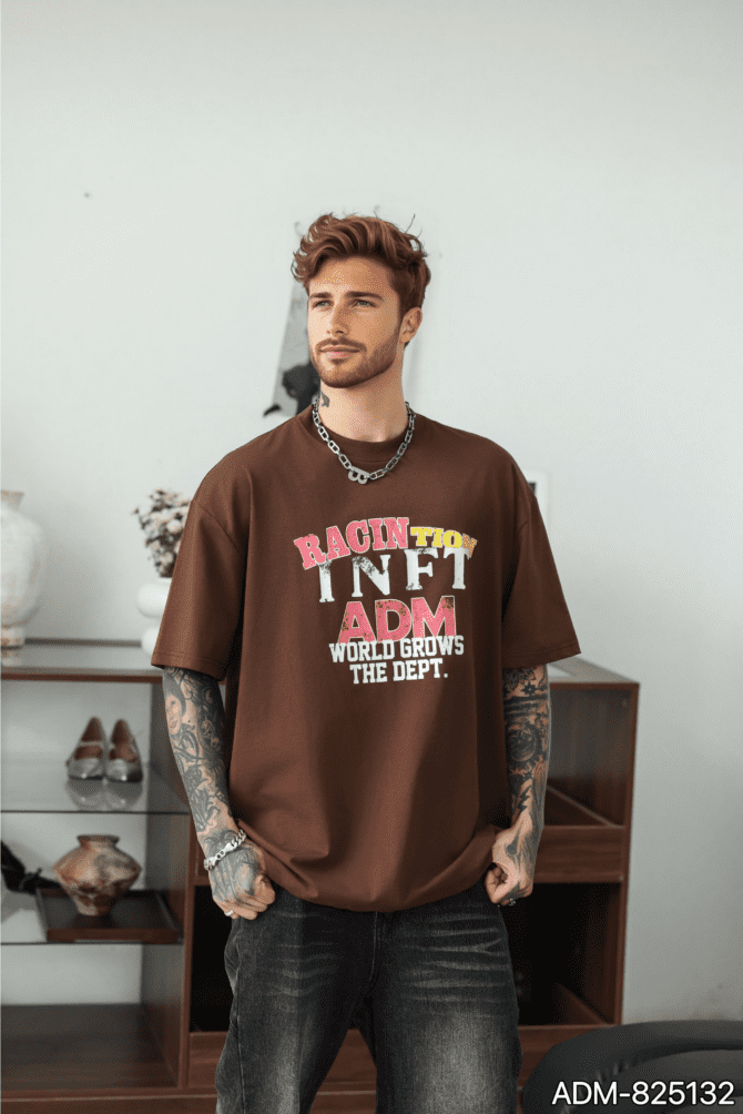 letuswin | SS25 Heavyweight T-Shirt | Oversized Distressed Street Print | Gender-Neutral Styling  #825132 - Image 5