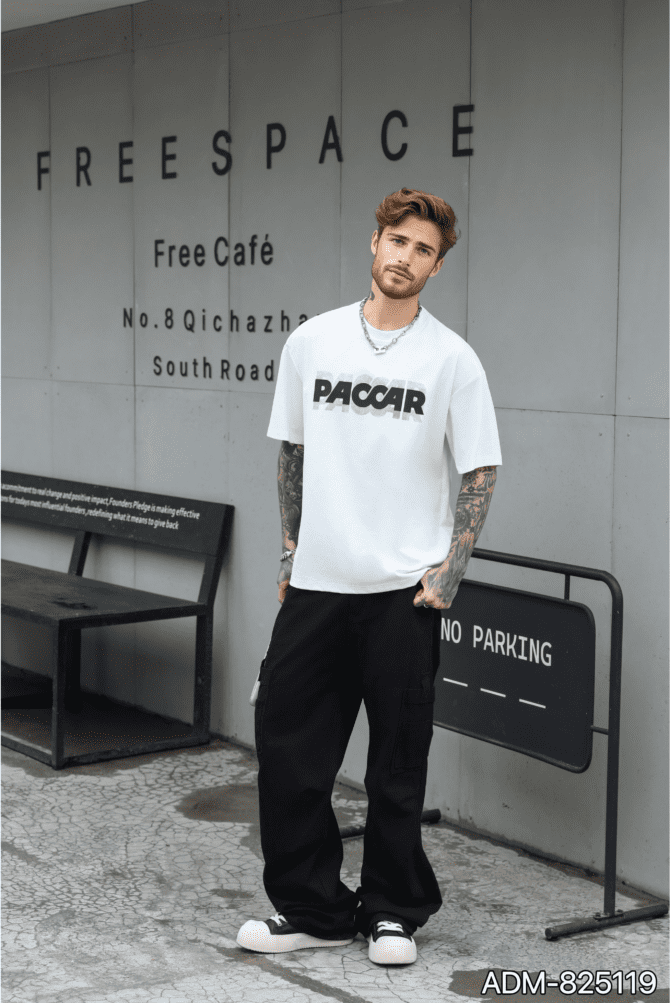 letuswin | Heavyweight Streetwear Tee | Oversized Guochao Embroidery | 3D Street Design | Commuter-Ready Urban #825102 - Image 5
