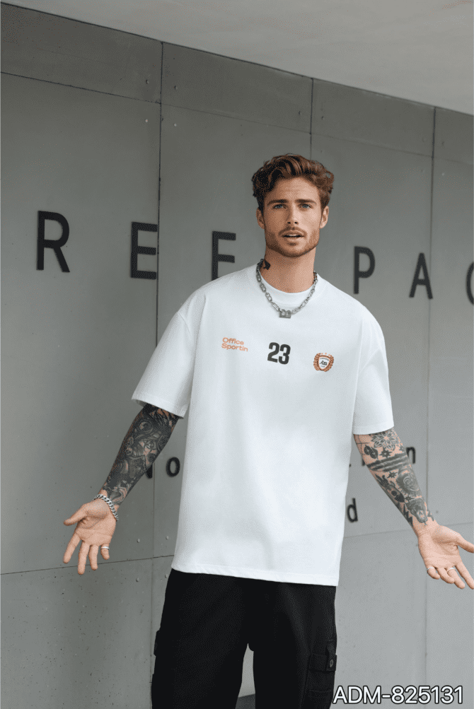 letuswin | 260g Heavyweight Streetwear Tee | Loose Fit Retro Tech Cotton Print | Daily Casual Unisex   #825131 - Image 8