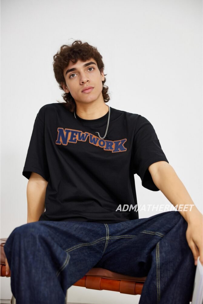 letuswin|Streetwear Oversized Tee | High-Street Vintage Patch Print | Sportswear Daily Outfit #825135 - Image 2