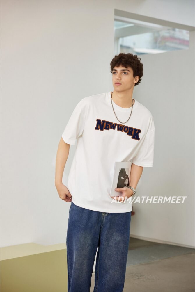 letuswin|Streetwear Oversized Tee | High-Street Vintage Patch Print | Sportswear Daily Outfit #825135 - Image 5