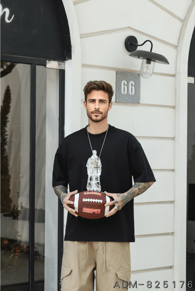 letuswin|New High-Street Short-Sleeve | Loose Fit Vintage Print | Casual Office Appropriate #825176