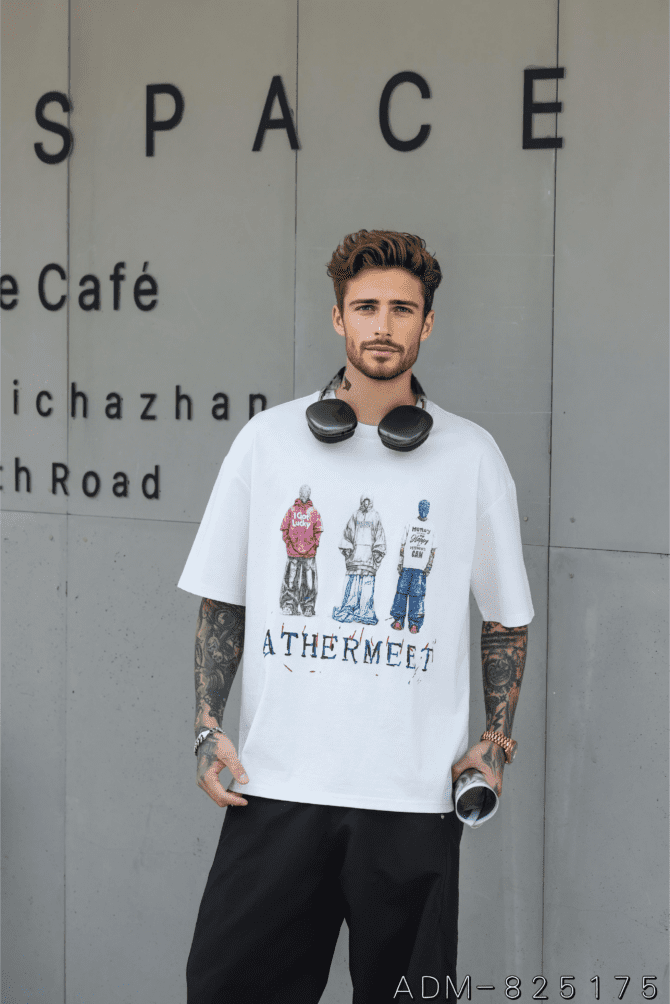 letuswin|New Guochao Short-Sleeve | Loose Fit American Print | Streetwear Daily Rotation #825175 - Image 6