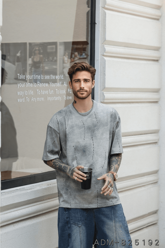 letuswin|SS25 Heavyweight New | Loose Fit High-Street Burnout Washed | Unisex Casual Wear #825192 - Image 9