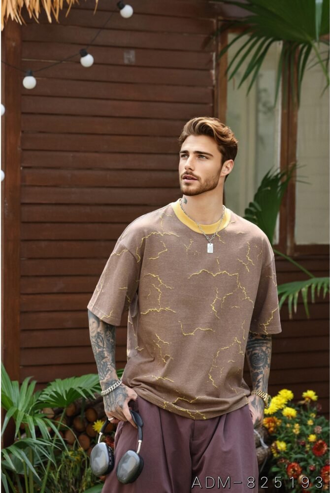 letuswin|SS25 Heavyweight Streetwear | Dual-Tone Fabric Vintage Burnout | Urban Commuter Approved #825193 - Image 2