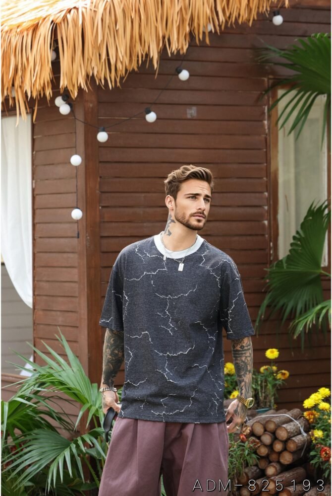 letuswin|SS25 Heavyweight Streetwear | Dual-Tone Fabric Vintage Burnout | Urban Commuter Approved #825193 - Image 6