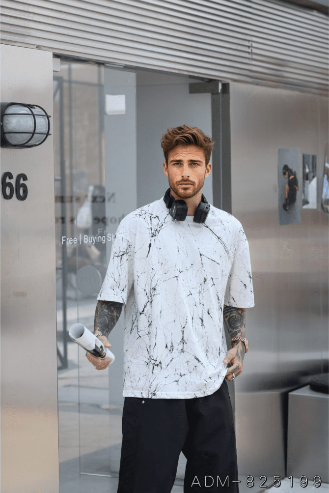 letuswin|SS25 Heavyweight Oversized Tee | Premium American Burnout | Outdoor Commuter Essential #825199 - Image 2