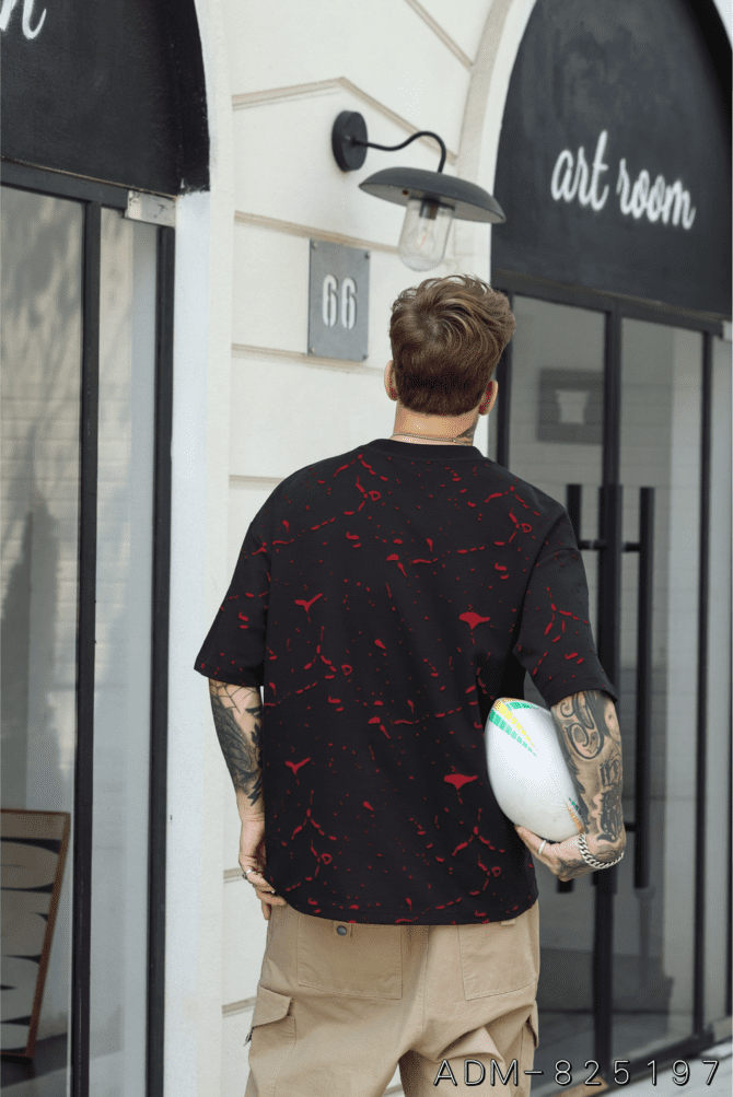 letuswin|SS25 Heavyweight New | Loose Fit Dual-Tone Guochao Burnout Coating | Streetwear Daily Essential #825197 - Image 6