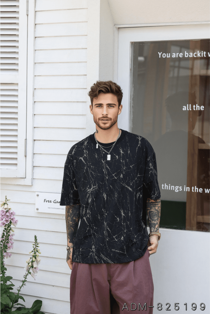 letuswin|SS25 Heavyweight Oversized Tee | Premium American Burnout | Outdoor Commuter Essential #825199 - Image 5