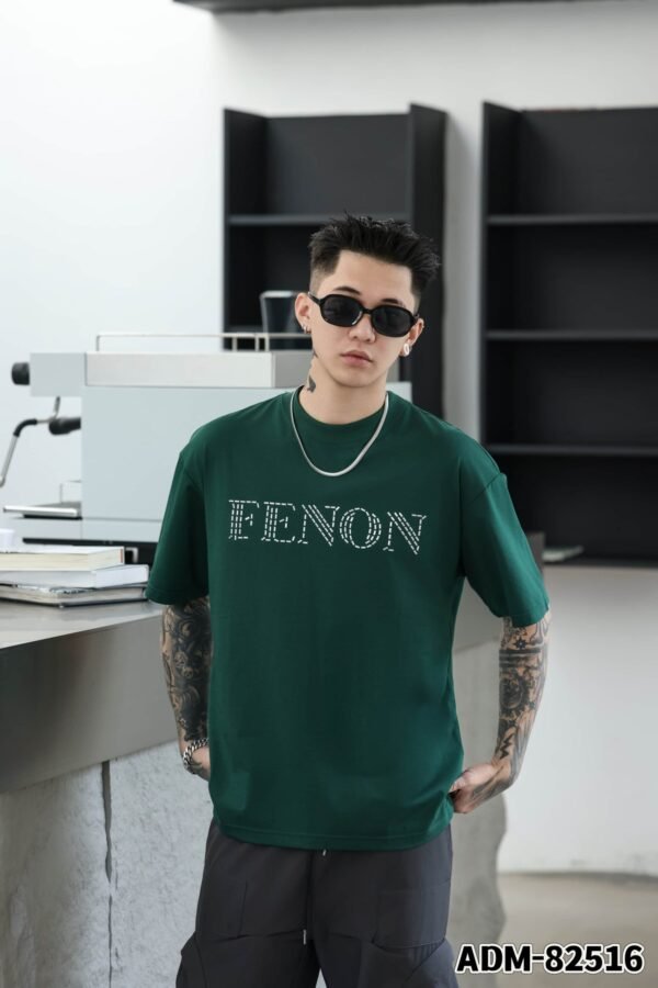 ADM New Metallic Foil Graphic T-shirt 82516 - 200gsm Premium Cotton | Streetwear Wholesale (4 Colors) - Image 7