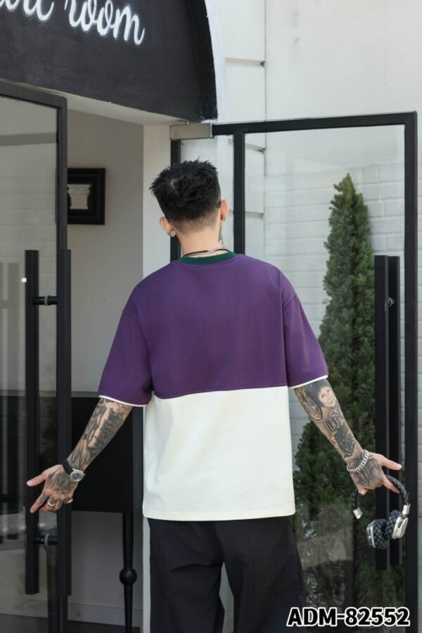 ADM New Color Block Raglan T-shirt 82552 - 200gsm Premium Cotton | Streetwear Wholesale (3 Colors) - Image 9