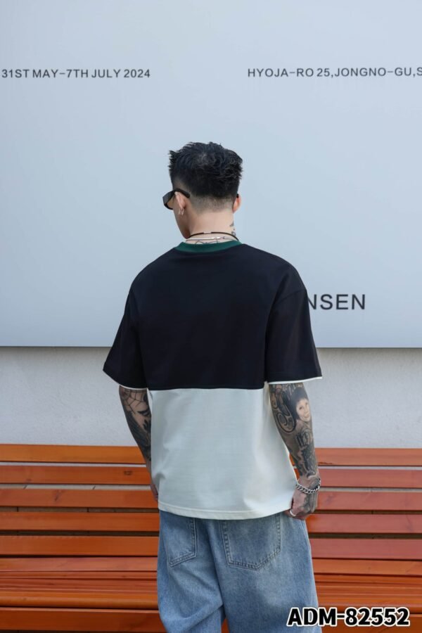 ADM New Color Block Raglan T-shirt 82552 - 200gsm Premium Cotton | Streetwear Wholesale (3 Colors) - Image 5