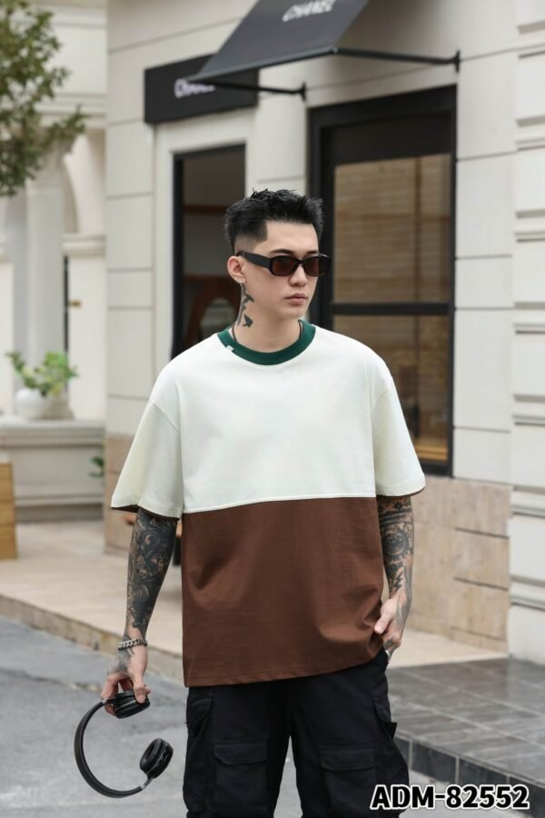 ADM New Color Block Raglan T-shirt 82552 - 200gsm Premium Cotton | Streetwear Wholesale (3 Colors) - Image 4
