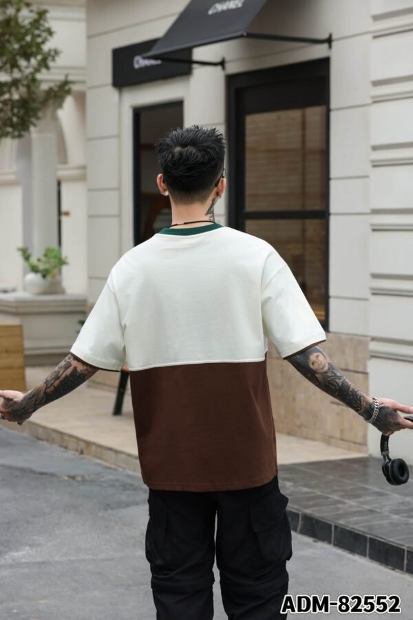 ADM New Color Block Raglan T-shirt 82552 - 200gsm Premium Cotton | Streetwear Wholesale (3 Colors) - Image 3